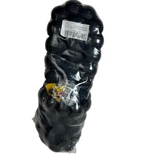 Bubble Slides Slippers Lychee Black Men/Women Non-Slip with cute pins Size 37/38