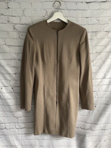 Rifat Ozbek Future Ozbek Wool Blend Long Jacket Size EU44 Vintage 90’s