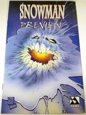 ❄️🩸 SNOWMAN PREVIEW #1 PLATINUM FOIL VARIANT MATT MARTIN AVATAR PRESS 1997 VF