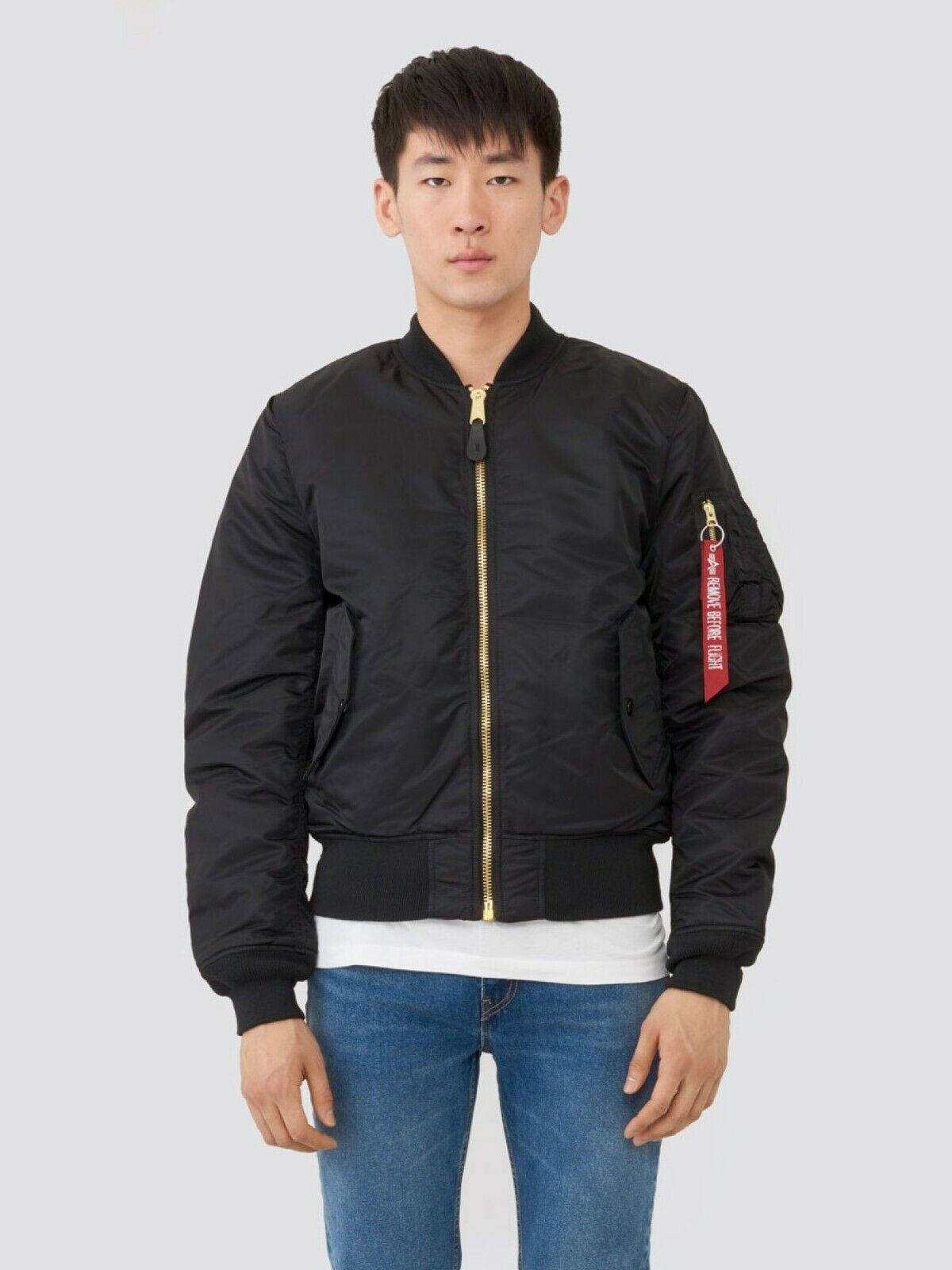 Alpha Industries Slim Fit MA-1 Flight Jacket/Bomber MJM44530C1