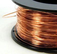 Copper Wire, 22 Gauge ROUND Dead Soft, Copper Jewelry Wire, 20 Feet, 008