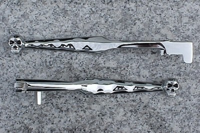 Kawasaki Vulcan 500 800 900 2000 Classic Custom Drifter LT CHROME SKULL LEVERS