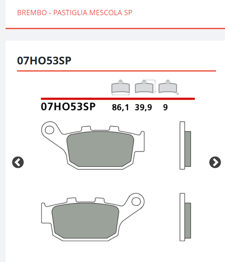 Plaquettes De Frein Avant BREMBO Pour HONDA CBR 500 R (2013-2014) – Réf. 07HO4108 – Neuf, Garantie 2 Ans