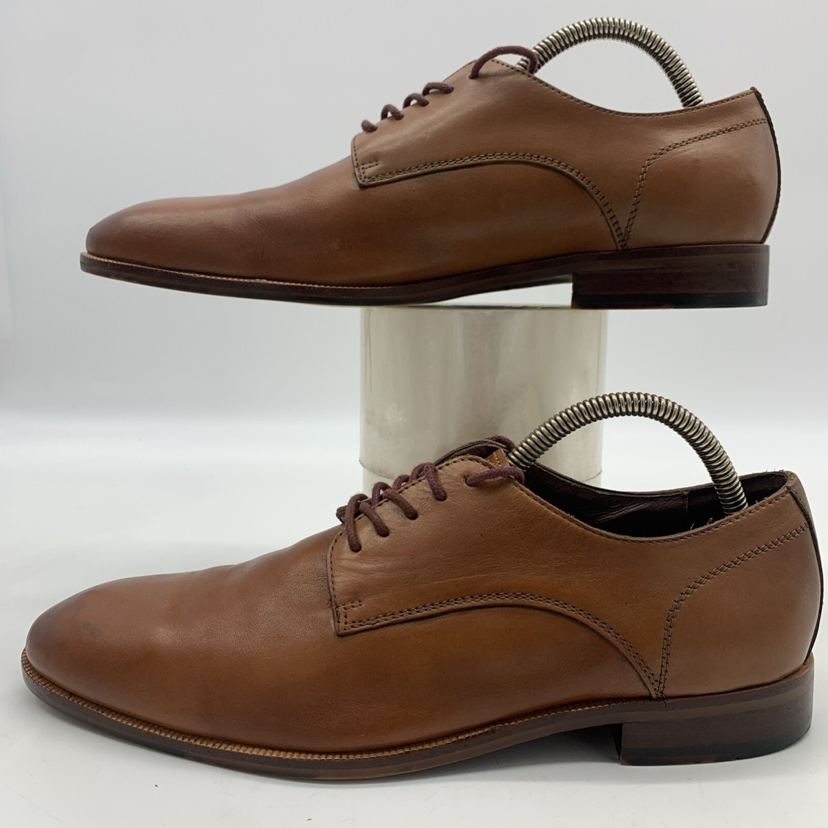 Blake McKay Oxford Dress Shoes Mens 9 Tan Brown Leather 
