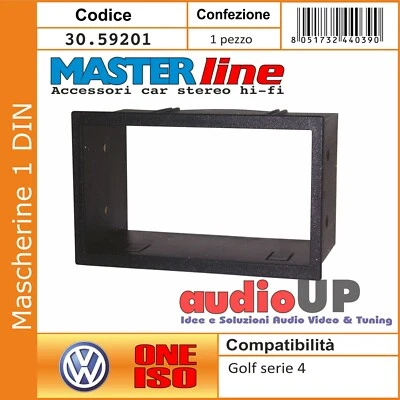 Panneau car Radio 2 din Seat Ibiza à Partir De 2003 Adaptateur Deux MASTERLINE - Photo 1/2