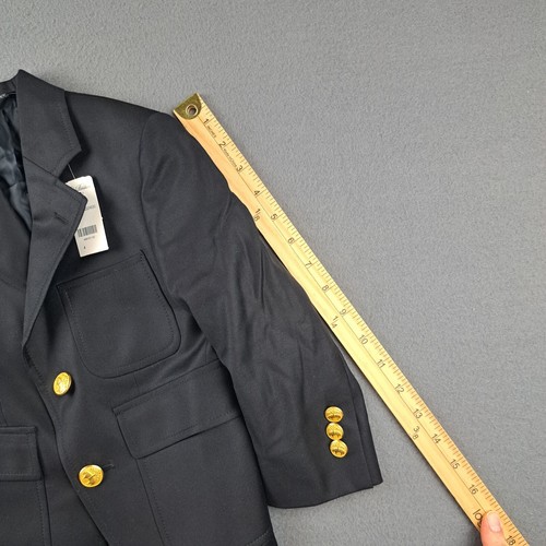NWT Brooks Brothers Loro Piana Boys Size 4 Jacket Blazer 120's Wool Navy Youth - Picture 16 of 16