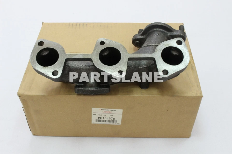 Colector de escape izquierdo izquierdo genuino Mitsubishi Mighty Max Montero OEM MD134678 Foto 3 de 4
