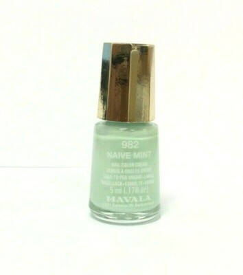 MAVALA 5ml Mini Cream Nagellack Naive Mint 982 helles Mintgrün Dash&Splash Color