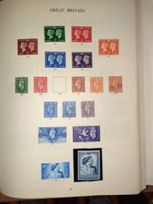 Grande collection de timbres George VI neufs et d'occasion (1940-1948)