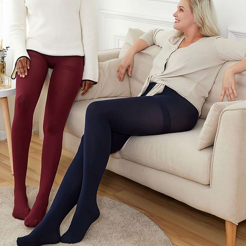 Women Shapewear Pantyhose Fleece Lined Thermal Tights High Waist Stockings Warm - Picture 10 of 18