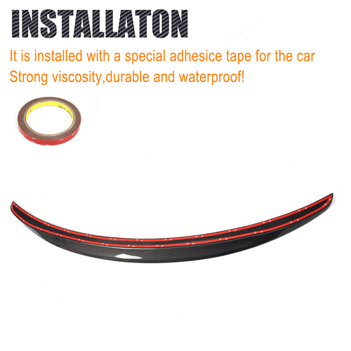 Alerón de carbono labio alerón trasero para BMW F22 M235i M240i - Imagen 10 de 12