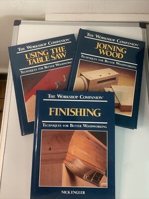 3 1992 The Workshop Companion Nick Engler Book First Edition Woodworking