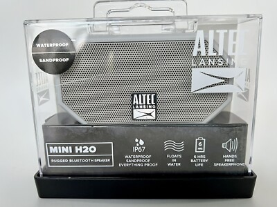 Altec Lansing Mini H2o Bluetooth Wireless Speaker -Gray