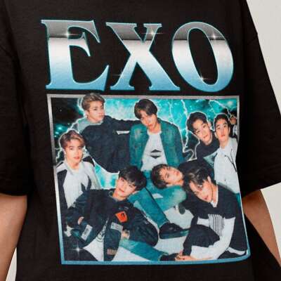 Exo Retro Classic Tee - Exo Bootleg Shirt - Kpop Shirt - Kpop Merch - Kpop Gift