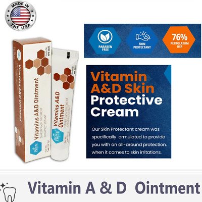 1-4/Pk, Skin Protectant Ointment   Vitamin A & D for Dryness, Rashes, Irritation