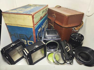 Absolutely RARE Kiev-80 CLA'd 6x6 camera collectors item Salut Kiev-88 EXPORT