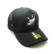 Scorpion Mesh Trucker SnapBack (Black)