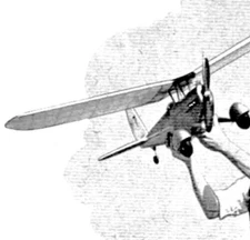 Challenger F/F Power 56" Wingspan RC Model Airplane Printed Plans & Templates