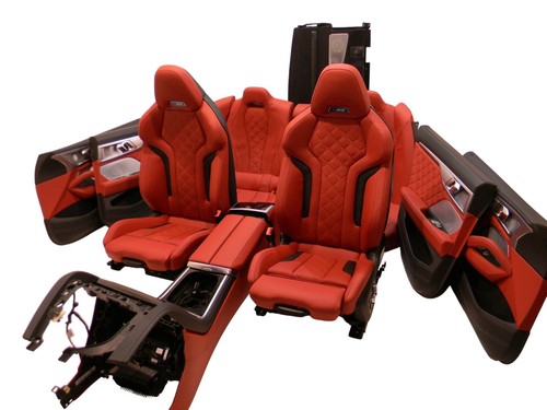BMW M F93 m8 Lederausstattung Sportsitze Sitze Seats Leder MERINO SAKHIR-ORANGE