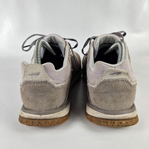 Altra Lone Peak Alpine Trail Shoes Womens 9.5 Gray Gum Suede Low Hiking Running - Picture 5 of 14