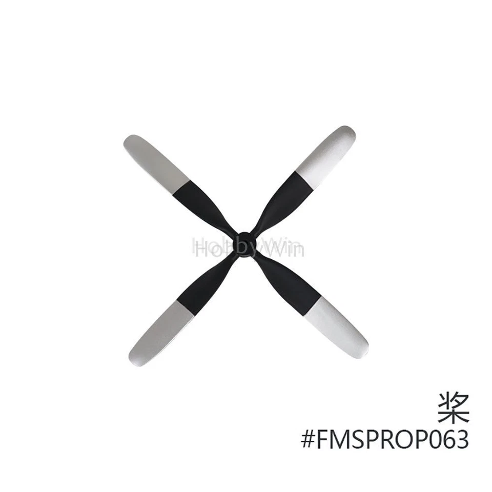 FMS part FMSPROP063 Propeller 4 Bladed 10.5x8 for 1100mm P51 V2 RC Scale Warbird - Image 2 of 4