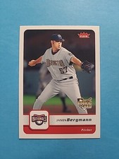 JASON BERGMANN 2006 FLEER RC ROOKIE BASEBALL CARD # 221 H5952. rookie card picture