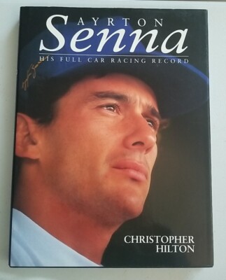 Ayrton Senna His Full Car Racing Record Hardcover With Dust Jacket 