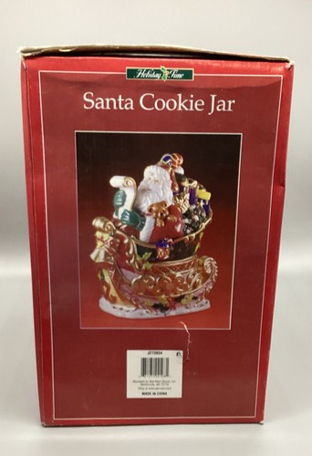 Holiday Time~Santa Cookie Jar~#J273934~Pre-owned - Picture 12 of 12