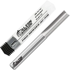 Align Carbide, Straight Router Bit, 1/4 Inch Cutting Diameter, 1/4 Inch Shank.