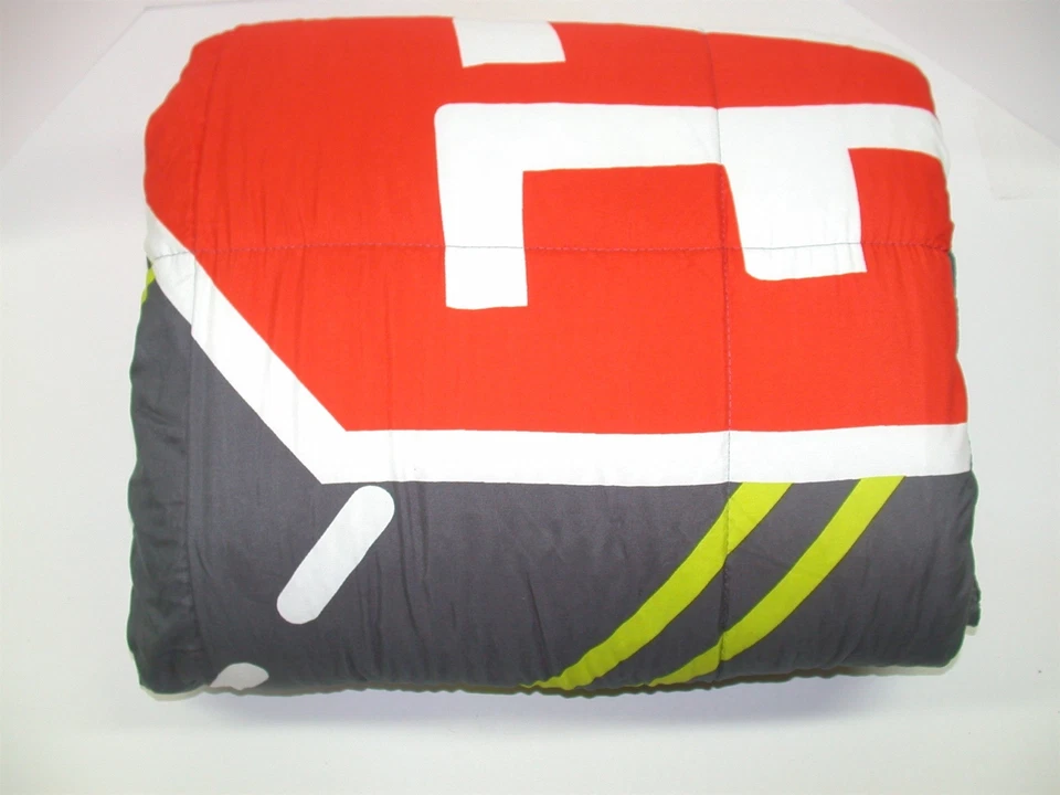 Edredón divertido reversible Where the Polka Dots Roam ~ Multi-Gris ~ Queen 90 x 92 Foto 4 de 4