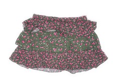 Justice for Girls Green Floral Skort Size 10 NWT
