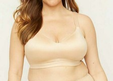 NWT Catherines Bra Full Coverage smooth no wire BEIGE lined 85358 52C