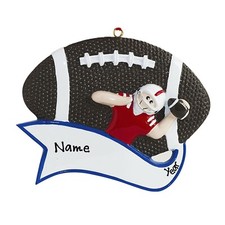 PERSONALIZED Male Passing Football - Christmas Ornament 2023 Keepsake Gift