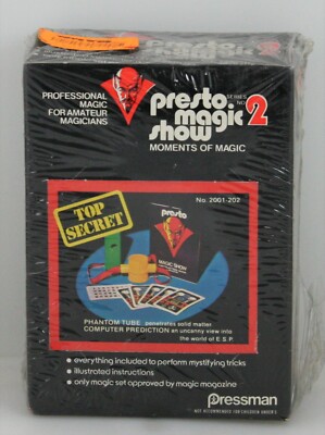 PRESTO MAGIC SHOW 2 Moments of Magic magic Pressman Phantom Tube