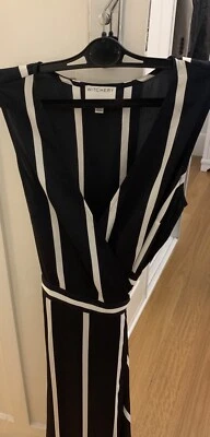 witchery stripe wrap dress