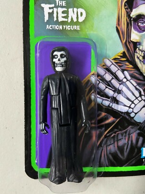 Super7 Misfits Fiend ReAction Figures Lot of 2 Black & Crimson