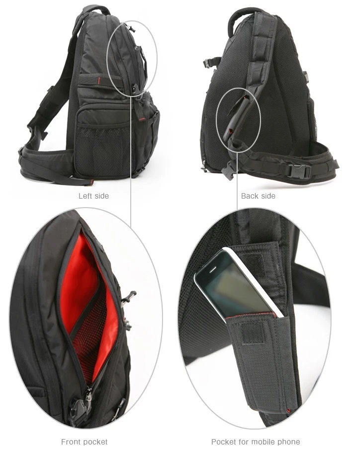 MATIN Camera Sling Bag Backpack Rucksack Waterproof Bag For D-SLR SLR Express-82 - Image 3 of 4