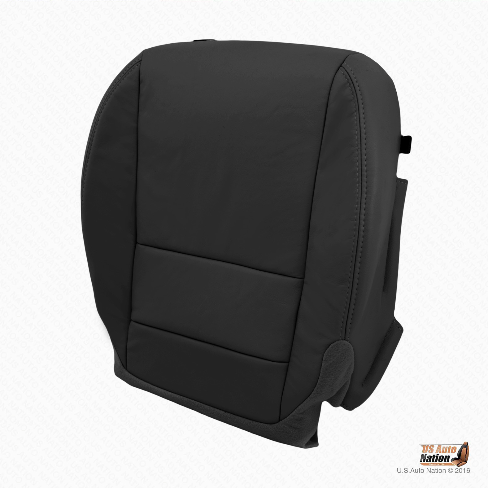 PASSENGER Bottom Replacement Leather Seat Cover BLACK Fits2007 08 2009