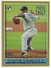  2021 TOPPS BASEBALL - SIXTO SANCHEZ - 70 YEARS OF TOPPS - #48 - MARLINS ROOKIE