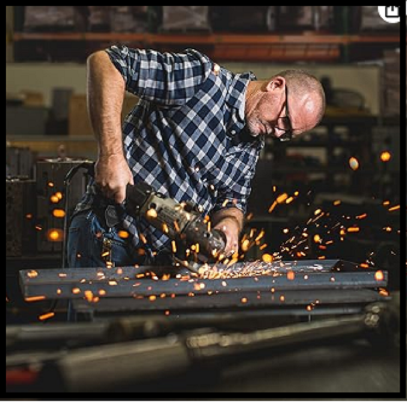 KEYBAK SUPER48 HD 8Oz. Locking Retractable Keychain, 48" Stainless