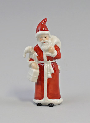 9942813 Wagner&apel Porcelain Figurine Santa Claus Saint Claus H11, 2in