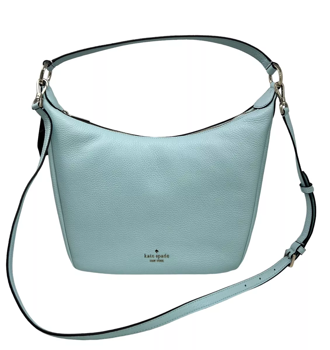 Kate Spade Leila Shoulder Bag Blue Glow Pebbled Leather KB694 399