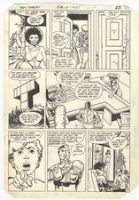 Tales of The Teen Titans #51 pg 20 Original Comic Art by Rich Buckler
