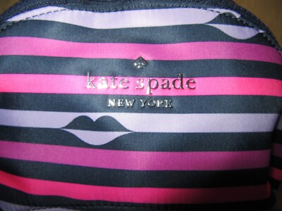 CL/NWT KATE SPADE KARISSA NYLON LIP PRINT BACKPACK/MEDIUM  display picture 1