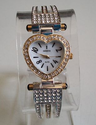 Others Follow Silver and Gold Rhinestone Women\'s Bracelet Watch Amazon.com: BESTKANG Women main image 3