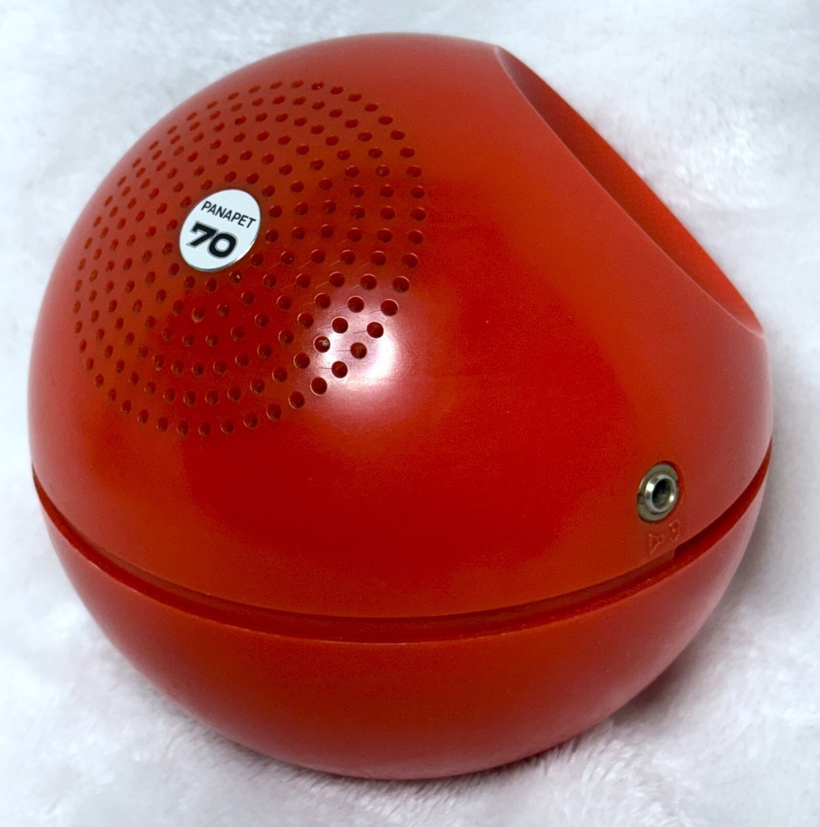 PANAPET 70 赤 Panasonic Panapet 70 Round Orange Red Ball Transistor AM