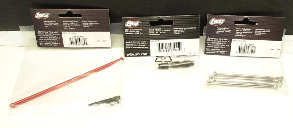 LOSI Mini 8T Dogbone Set and Diff Outdrive Set and Center driveshaft set NEW - Image 2 of 2