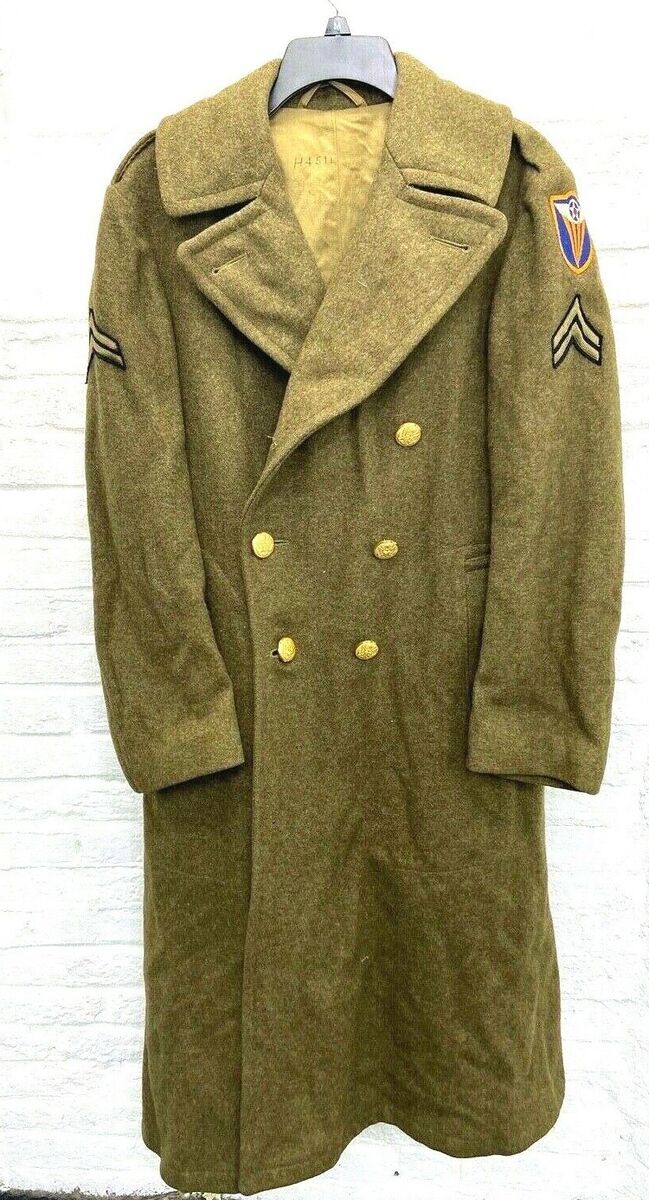 WWII US Army 4th Air Force Enlisted Trench Coat | eBay WWII US Army 4th Air Force Enlisted Trench Coat | eBay