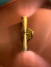 Brass Wall Light Pair of Mid Century Brass Wall Lamp Luminaire Handmade Sconce