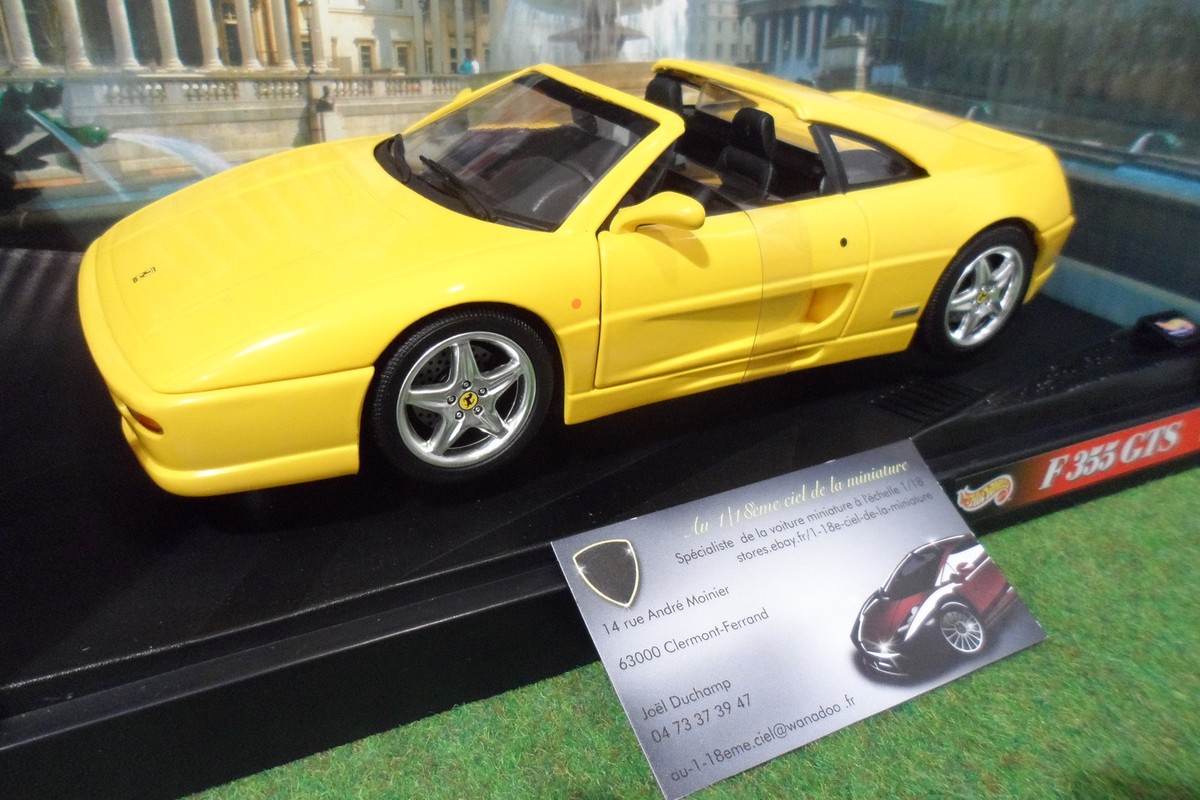 HOT WHEELS F355 GTS FERRARI 18/1 1/18 GT Spirit 1995 Ferrari F355
